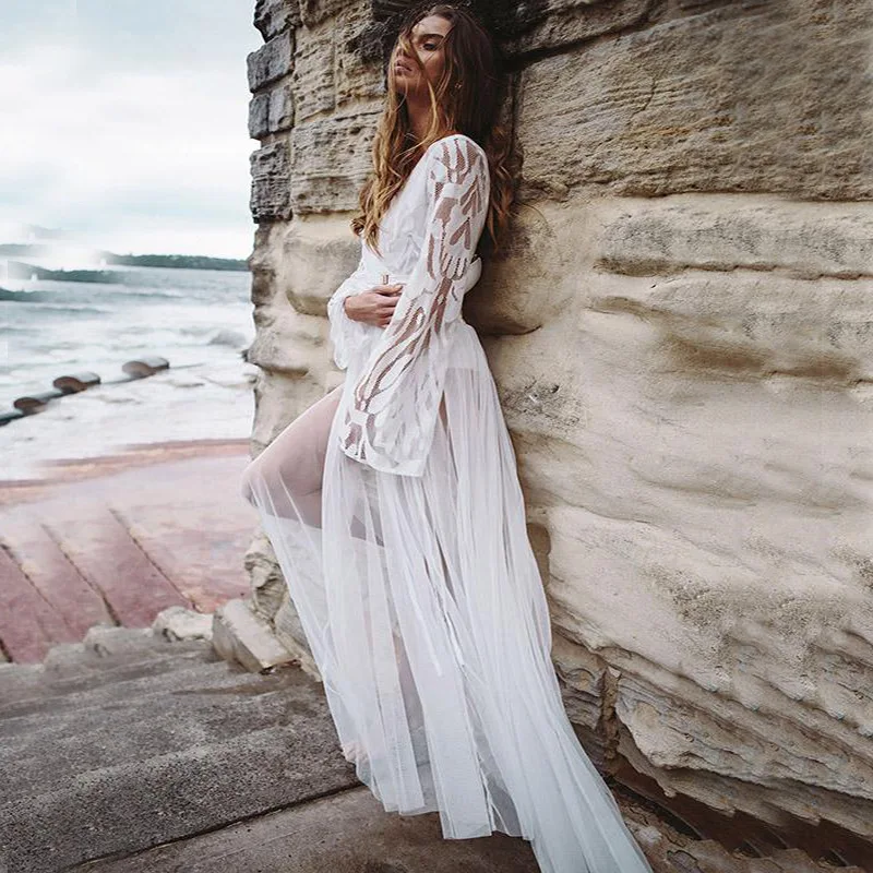 Beach Outings For Women 2019 Women's Tunic Cover Ups Cape On Swimsuit White Skirt Lace Embroidery Dress Floral Acetate
Beach Outings For Women 2019 Women's Tunic Cover Ups Cape On Swimsuit White Skirt Lace Embroidery Dress Floral Acetate