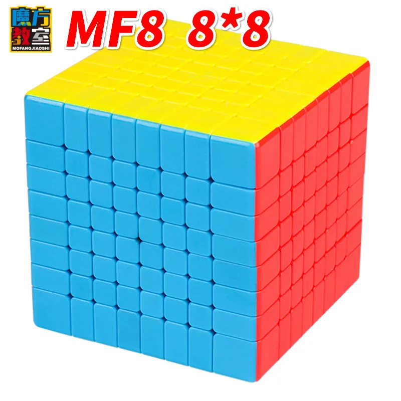 Moyu MF8 8x8x8 кубик головоломка Mofang класс 8 слоев магический куб черный/липкий 8x8