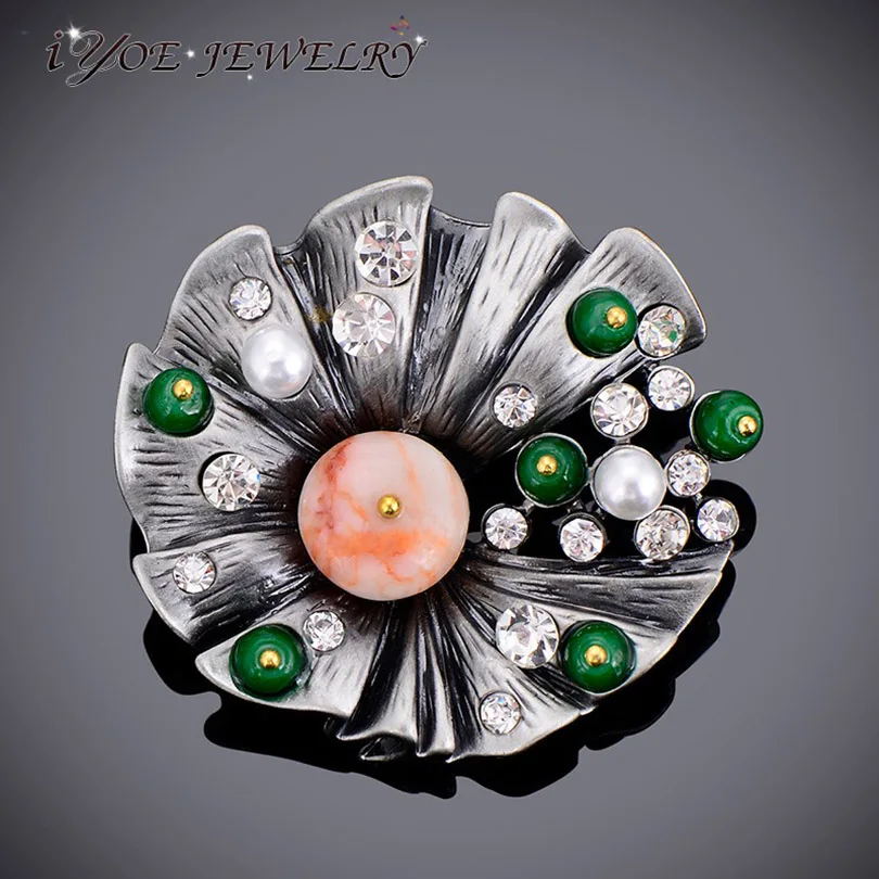 IYOE Retro Antique Color Bohemia Beads Brooch For Women Fashion Brand Austrail Crystal Brooches Vintage Jewelry
IYOE Retro Antique Color Bohemia Beads Brooch For Women Fashion Brand Austrail Crystal Brooches Vintage Jewelry