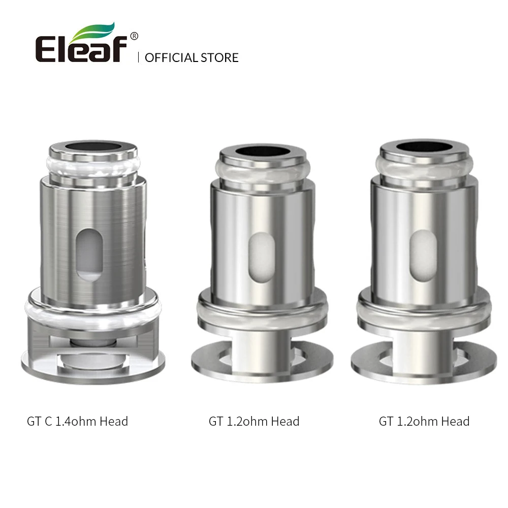 5pcs/lot Original Eleaf GT 1.2ohm/GT C 1.4ohm/GS Air M 0.6ohm Head for iJust mini Kit Electronic Cigarette coil
5pcs/lot Original Eleaf GT 1.2ohm/GT C 1.4ohm/GS Air M 0.6ohm Head for iJust mini Kit Electronic Cigarette coil