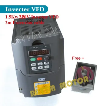 1.5KW 380V Variable Frequency Drive VFD Inverter 5A Input 3 phase&2M Extension Cable
1.5KW 380V Variable Frequency Drive VFD Inverter 5A Input 3 phase&2M Extension Cable