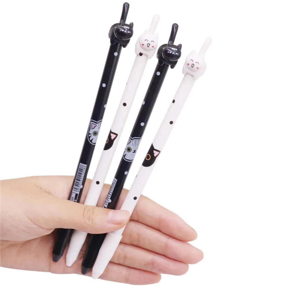100 pcs Gift Pen 0.5mm Cute Cat Gel Pen Exquisite Student Stationery Pen Black Rod / White Pole / Mixing pole Optional Wholesale
100 pcs Gift Pen 0.5mm Cute Cat Gel Pen Exquisite Student Stationery Pen Black Rod / White Pole / Mixing pole Optional Wholesale