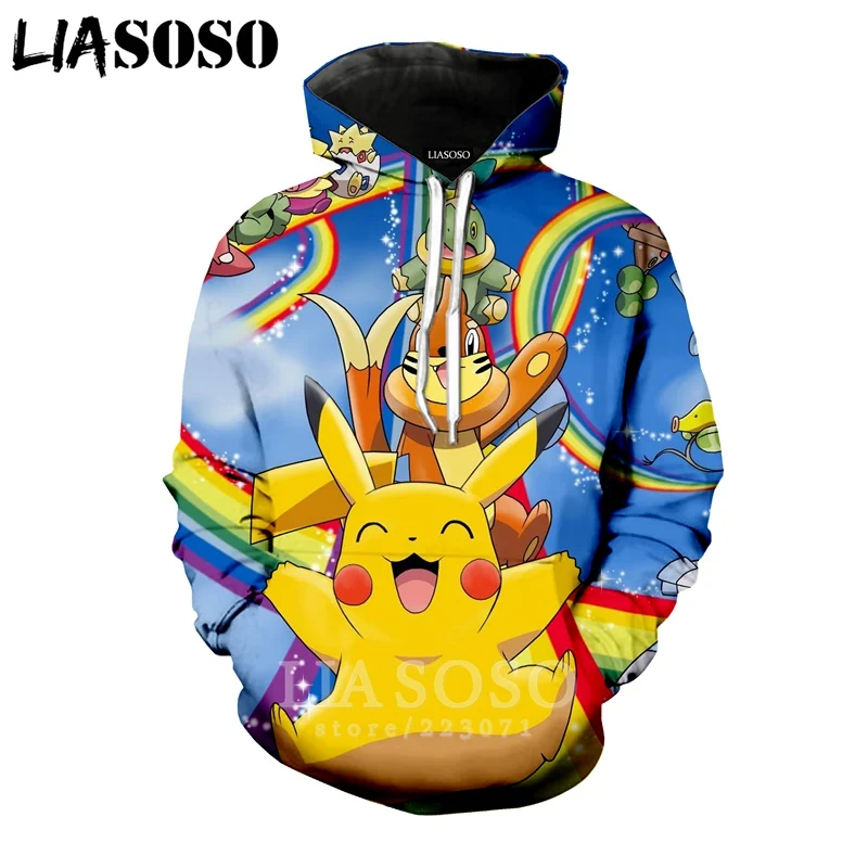 LIASOSO Winter New Fashion Men Women Sweatshirt 3D Print Cartoon Anime Pokemon Hoodie Long Sleeve Top Harajuku Pullover A218-01
LIASOSO Winter New Fashion Men Women Sweatshirt 3D Print Cartoon Anime Pokemon Hoodie Long Sleeve Top Harajuku Pullover A218-01