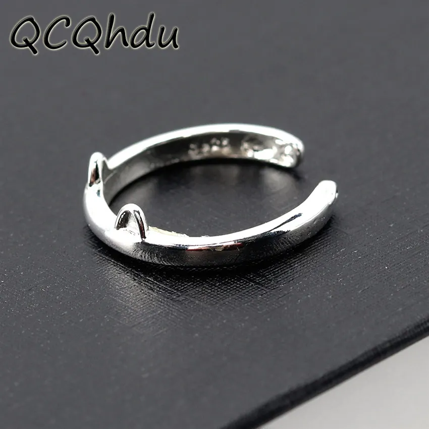 Plated Silver Rings Cat Ear Jewelry Cat Ring Adjustable Cat Claws Rings for Women and Girl Gifts Party Fashion Jewelry
Plated Silver Rings Cat Ear Jewelry Cat Ring Adjustable Cat Claws Rings for Women and Girl Gifts Party Fashion Jewelry