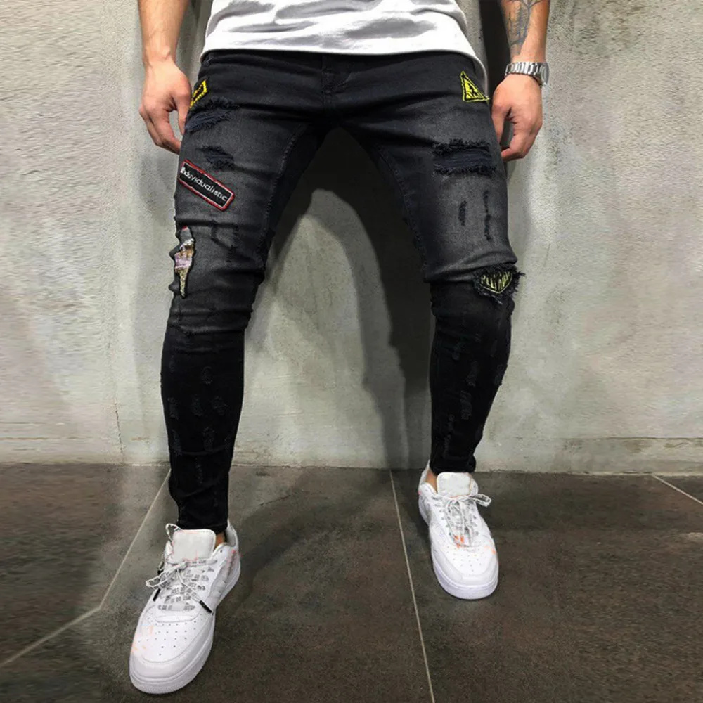 Mens Skinny Stretch Denim Pants Distressed Ripped Freyed Slim Fit Jeans TrousersZ0225
Mens Skinny Stretch Denim Pants Distressed Ripped Freyed Slim Fit Jeans TrousersZ0225