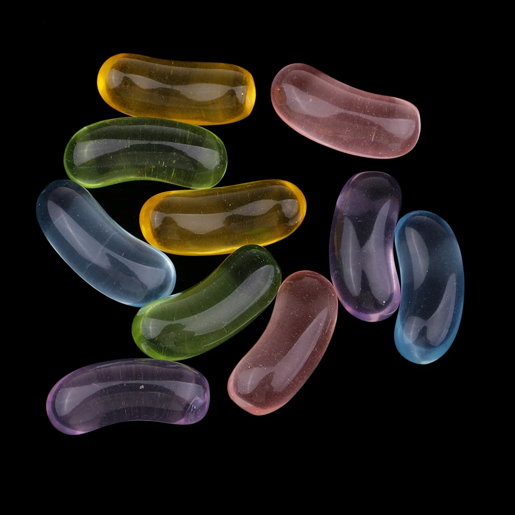 10 Piece Colorful Candy Pills Shape Resin Embellishment for DIY Phone Case Decoration Kids Crafts Handmade Toys