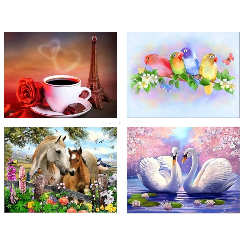 DIY diamond painting cross stitch Swan Parrot Horse Needlework 5D embroidery round Crystal resin mosaic 40*30cm W215
DIY diamond painting cross stitch Swan Parrot Horse Needlework 5D embroidery round Crystal resin mosaic 40*30cm W215
