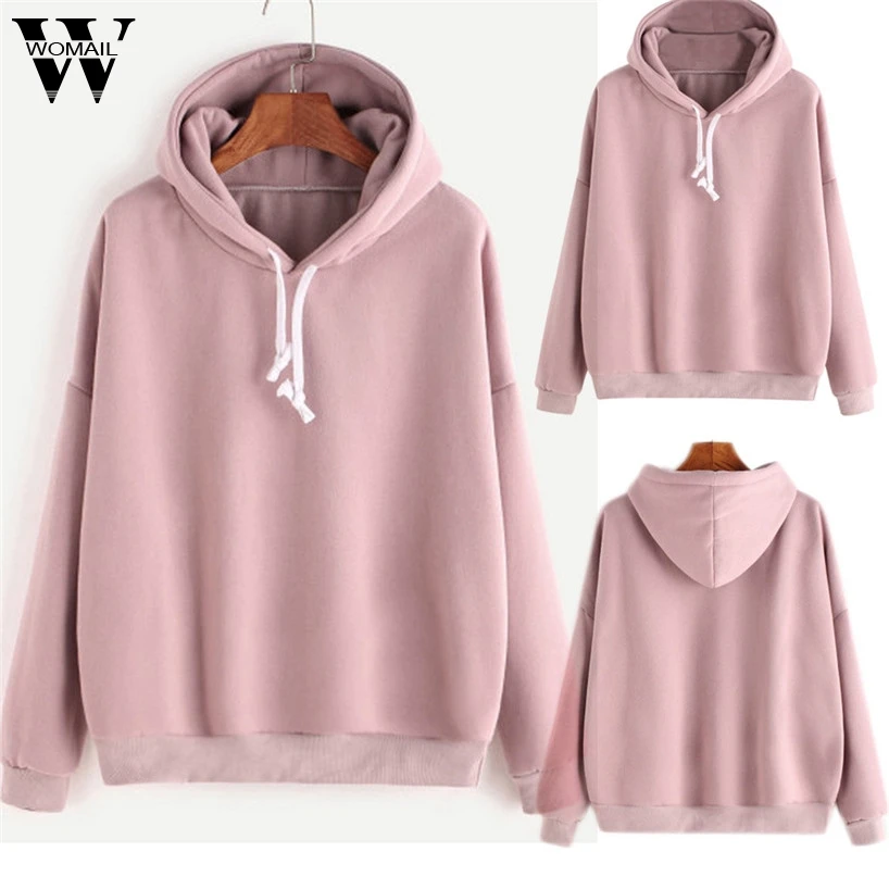 Womail Women Ladies Solid Long Sleeve Casual Hooded Sweatshirt Pullover Top Blouse jan10/30 oct30
Womail Women Ladies Solid Long Sleeve Casual Hooded Sweatshirt Pullover Top Blouse jan10/30 oct30