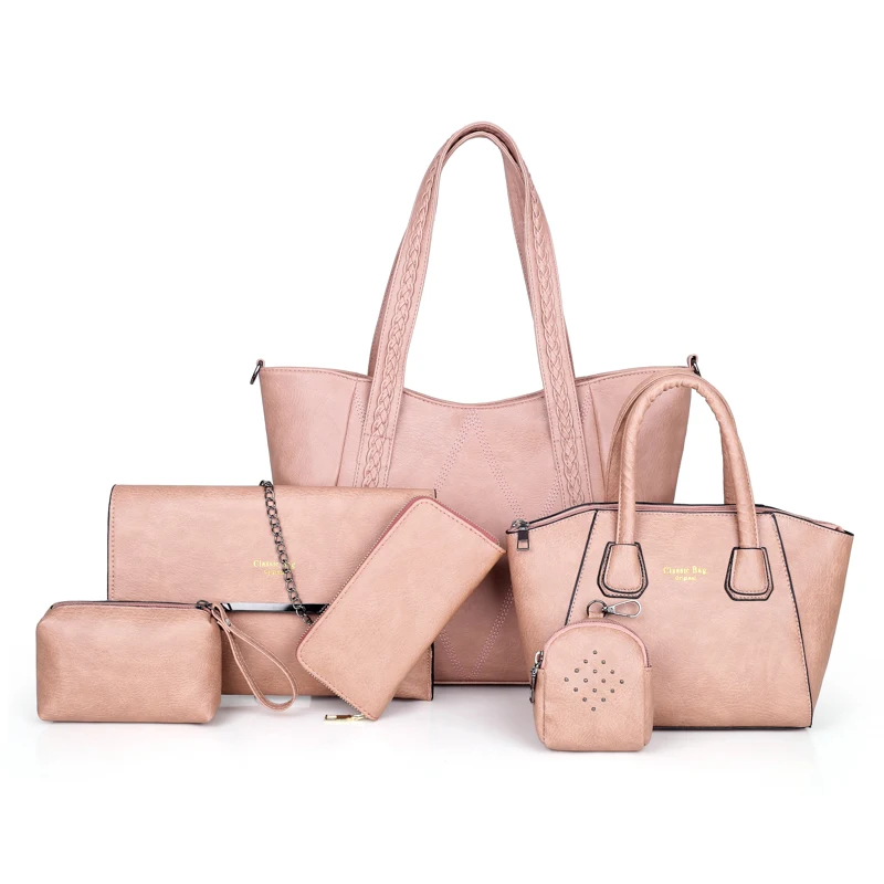 6/PCS Composite Bag Totes Handbags & Crossbody Bags Women Designer Fashion Ladies Luxury Bags 2019 Bags In Luxury Handbags
6/PCS Composite Bag Totes Handbags & Crossbody Bags Women Designer Fashion Ladies Luxury Bags 2019 Bags In Luxury Handbags