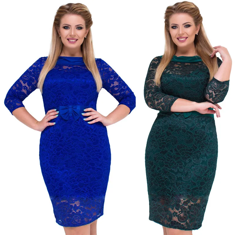 QMGOOD 2018 Sexy Fashion Plus Size Lace Dress Women Office OL Summer Dress Large Size Bodycon Party Dress New Elegant Vestido
QMGOOD 2018 Sexy Fashion Plus Size Lace Dress Women Office OL Summer Dress Large Size Bodycon Party Dress New Elegant Vestido