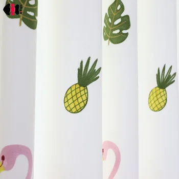 Pastoral Flamingo Pineapple Embroidered Curtains Custom Made Kids Children Boys Nursery Kindgarten Window Drapes WP130C
Pastoral Flamingo Pineapple Embroidered Curtains Custom Made Kids Children Boys Nursery Kindgarten Window Drapes WP130C