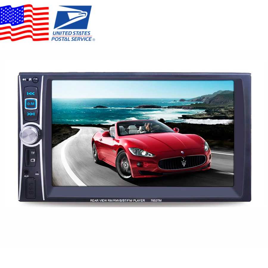 

6.6" 2Din HD Digital Touch Car Radio MP5 Player Bluetooth Rear Camera USB FM 12V