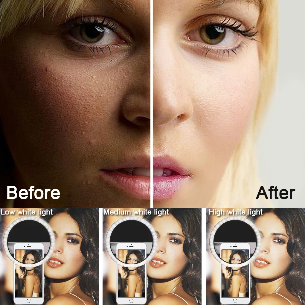 Universal Portable LED Flash Fill Light Up Selfie Luminous Lamp Phone Ring For iPhone 6 6S Plus 7 7 8 Plus X for Samsung S9 S8
Universal Portable LED Flash Fill Light Up Selfie Luminous Lamp Phone Ring For iPhone 6 6S Plus 7 7 8 Plus X for Samsung S9 S8
