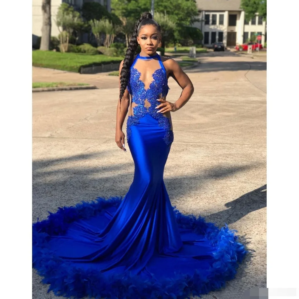 Sexy Prom Dresses for African Black Girl Lace Appliques Feathers Mermaid Formal Evening Dress 2019 robe de soiree abendkleider
Sexy Prom Dresses for African Black Girl Lace Appliques Feathers Mermaid Formal Evening Dress 2019 robe de soiree abendkleider