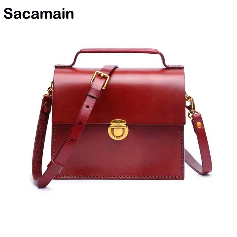 Sacamain Brand Vintage Female Shoulder Bag Leather Women Handbag Multifunctional Woman Bags 2018 Bag Handbag Fashion Handbags 
Sacamain Brand Vintage Female Shoulder Bag Leather Women Handbag Multifunctional Woman Bags 2018 Bag Handbag Fashion Handbags