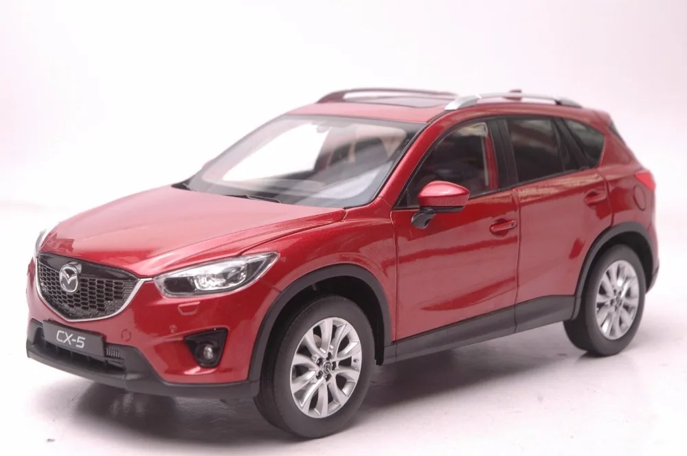 Модель литая под давлением в масштабе 1:18 для Mazda CX 5 2014 Red SUV миниатюрная