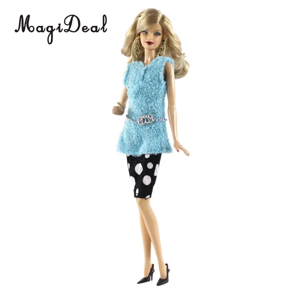Fashion Girl Doll Princess Clothes Set Outfit for 30cm Doll Dress Up Accessories