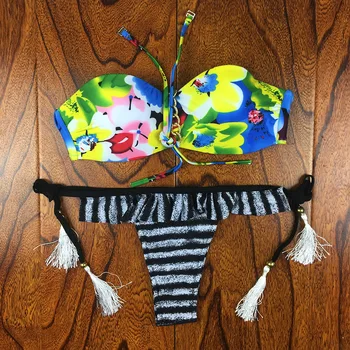 Green Florals print Bathing Suit Brazilian Biquini Sexy Swimwear Bikinis Set 2018 Vintage Retro Swimsuit halter Swimwear Female
Green Florals print Bathing Suit Brazilian Biquini Sexy Swimwear Bikinis Set 2018 Vintage Retro Swimsuit halter Swimwear Female