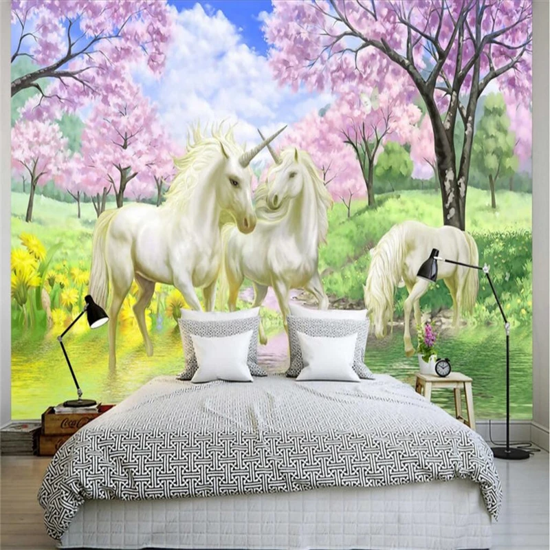 beibehang Wallpaper Mural Wall Sticker Dream Sakura Unicorn TV Background Wall papel de parede 3d para sala atacado
beibehang Wallpaper Mural Wall Sticker Dream Sakura Unicorn TV Background Wall papel de parede 3d para sala atacado