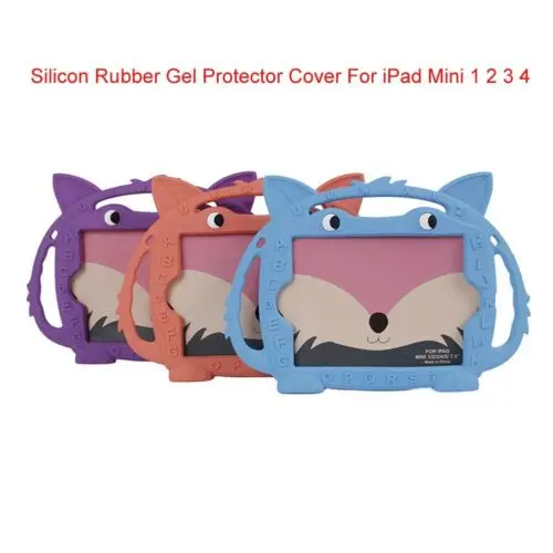 2019 Silicone iPad Case Kid Cartoon Fox Style iPad Cover Silicone Shockproof Fit for iPad Mini12345 Cute Computer Covers
2019 Silicone iPad Case Kid Cartoon Fox Style iPad Cover Silicone Shockproof Fit for iPad Mini12345 Cute Computer Covers