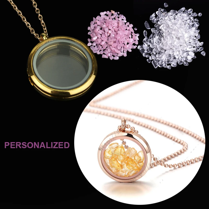 Custom Necklace Personalized 12 color Nature Stone Crystal Memory Living Glass Round Glass locket Medallion Pendant Necklace
Custom Necklace Personalized 12 color Nature Stone Crystal Memory Living Glass Round Glass locket Medallion Pendant Necklace