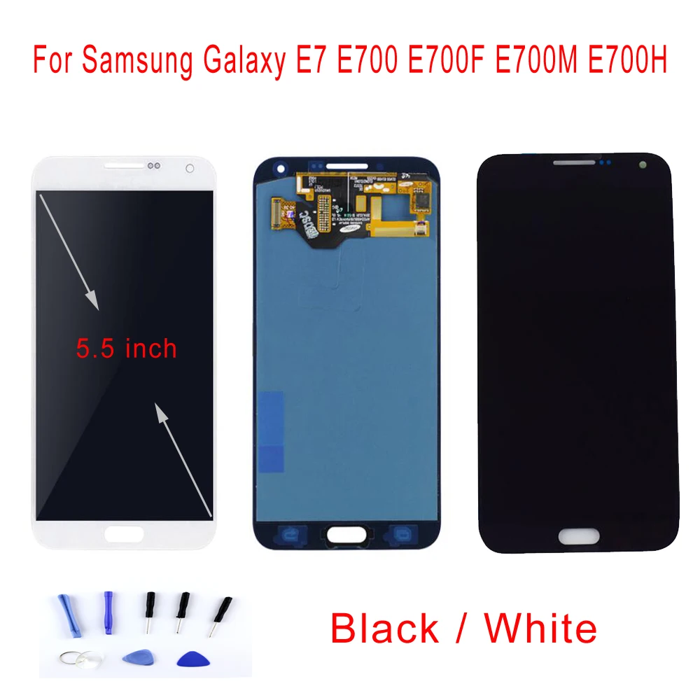 STARDE Replacement LCD For Samsung Galaxy E7 E700 E700F E700M E700H LCD Display Touch Screen Digitizer Assembly 5"
STARDE Replacement LCD For Samsung Galaxy E7 E700 E700F E700M E700H LCD Display Touch Screen Digitizer Assembly 5"
