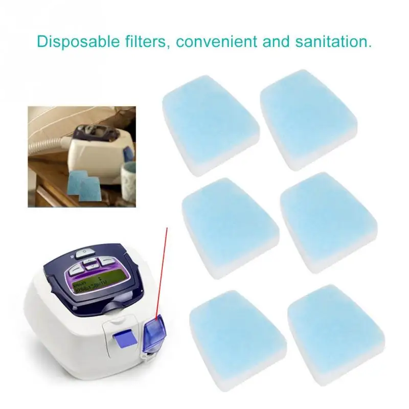 6Pcs Professional CPAP Filters Blue and White for ResMed S7 S8 Series Sleep Apnea
6Pcs Professional CPAP Filters Blue and White for ResMed S7 S8 Series Sleep Apnea