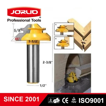 1pc 45 Degree 1/4 Tenon Wood Router Bit Cutter Miter Woodworking Tool Lock Non-Rebound Design
1pc 45 Degree 1/4 Tenon Wood Router Bit Cutter Miter Woodworking Tool Lock Non-Rebound Design