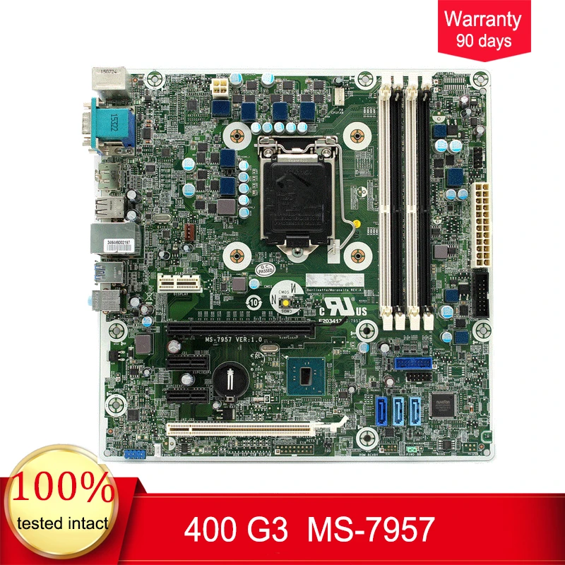 793739-501 793739-601 Desktop Motherboard For HP 400 G3 Desktop Motherboard MS-7957 793739-001 DDR4 MB 100% Tested Fast Ship
793739-501 793739-601 Desktop Motherboard For HP 400 G3 Desktop Motherboard MS-7957 793739-001 DDR4 MB 100% Tested Fast Ship