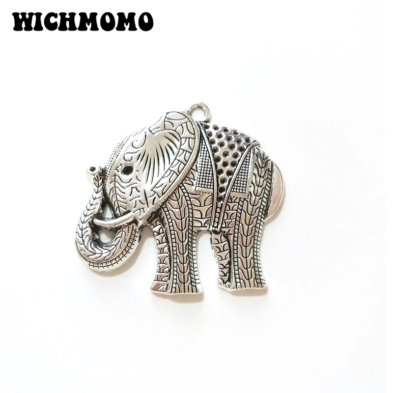 New Fashion 1pieces 48MM Vintage Zinc Alloy Silver Elephant Charms Big Pendants for DIY Necklace Jewelry Bracelet Accessories
New Fashion 1pieces 48MM Vintage Zinc Alloy Silver Elephant Charms Big Pendants for DIY Necklace Jewelry Bracelet Accessories