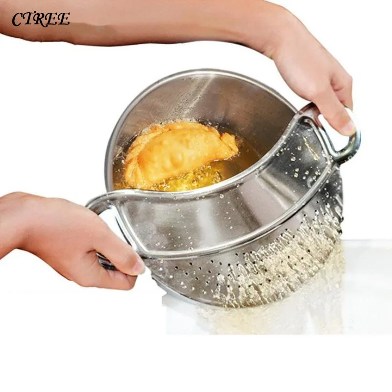 CTREE 1Pc New Filter Pan Pot Side Strainers Water Drainer Clip-on Colander Universal Filter Stainless Steel Kitchen Gadgets C457
CTREE 1Pc New Filter Pan Pot Side Strainers Water Drainer Clip-on Colander Universal Filter Stainless Steel Kitchen Gadgets C457