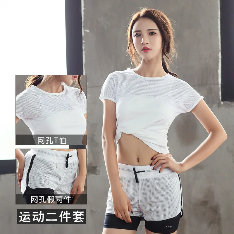 High Waist two Piece Yoga Set Sportswear for Women Sports Fitness Clothing Women Sports Shorts Gym Workout Crop Top Women
High Waist two Piece Yoga Set Sportswear for Women Sports Fitness Clothing Women Sports Shorts Gym Workout Crop Top Women