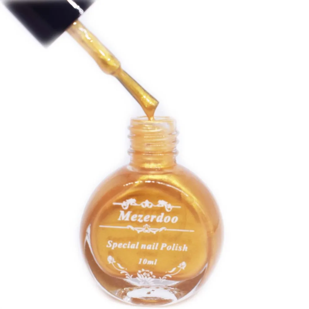 Mezerdoo Gold Nail Art Stamping Polish Nail Polish 10ml/Bottle DIY Nail Stamp Polish Tool for Nail Art Painting Printing Varnish
Mezerdoo Gold Nail Art Stamping Polish Nail Polish 10ml/Bottle DIY Nail Stamp Polish Tool for Nail Art Painting Printing Varnish