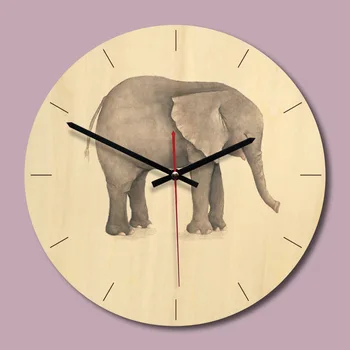 Round Wall Clocks Living Room Decorative Vintage Elephant Design Cartoon Wooden Clock Kids Room Wall Decoration Silent Clocks
Round Wall Clocks Living Room Decorative Vintage Elephant Design Cartoon Wooden Clock Kids Room Wall Decoration Silent Clocks