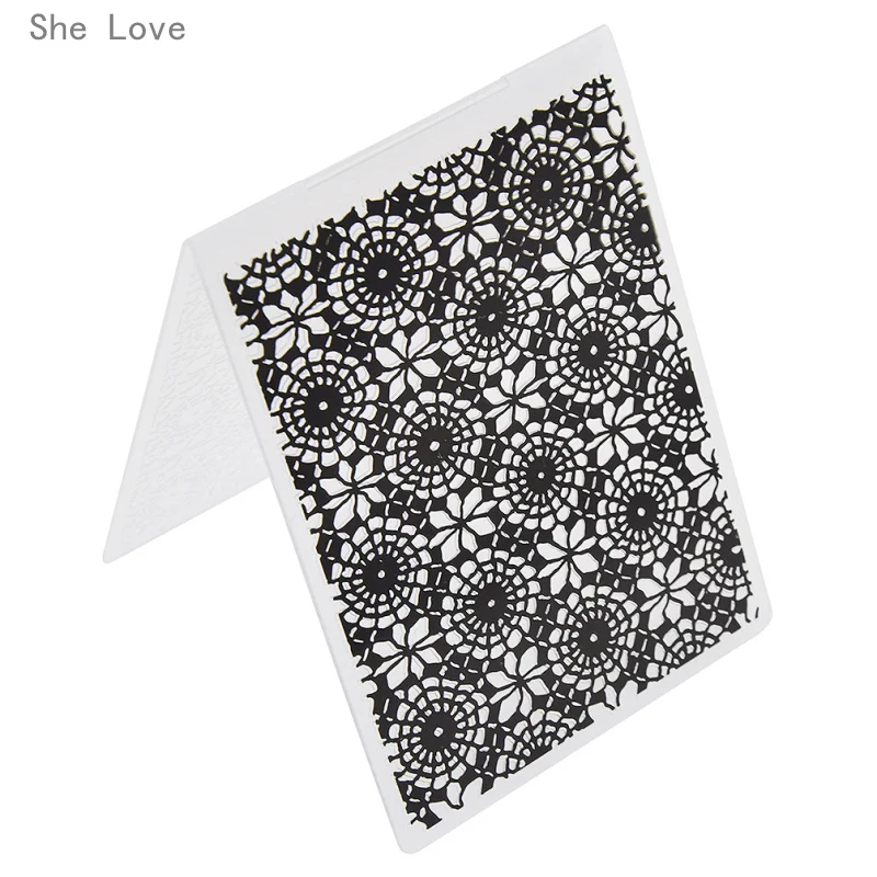 She Love Plastic Embossing Folder For Scrapbooking Lace Circle Template Photo Album Paper Card Decoration
She Love Plastic Embossing Folder For Scrapbooking Lace Circle Template Photo Album Paper Card Decoration