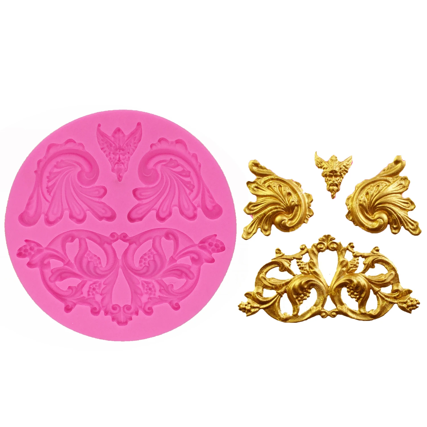 European Style Relief Lace Silicone Molds Fondant Cake Chocolate Mold Kitchen Baking Cake Border Decoration Tools T1227
European Style Relief Lace Silicone Molds Fondant Cake Chocolate Mold Kitchen Baking Cake Border Decoration Tools T1227