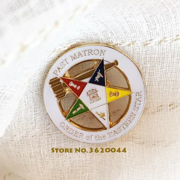 50pcs Custom OES Lapel Pin Masonic Free Mason Enamel Pins and Brooch Order of Eastern Star Freemasonry Fellow Metal Badge Lodge
50pcs Custom OES Lapel Pin Masonic Free Mason Enamel Pins and Brooch Order of Eastern Star Freemasonry Fellow Metal Badge Lodge