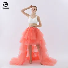 FOLOBE New Design Tulle Layered Birdal Skirt Hi Low Women Skirts Long Prom Skirt Chic Tutu Multi Color 2pcs Set Mesh Maxi Skirt
FOLOBE New Design Tulle Layered Birdal Skirt Hi Low Women Skirts Long Prom Skirt Chic Tutu Multi Color 2pcs Set Mesh Maxi Skirt