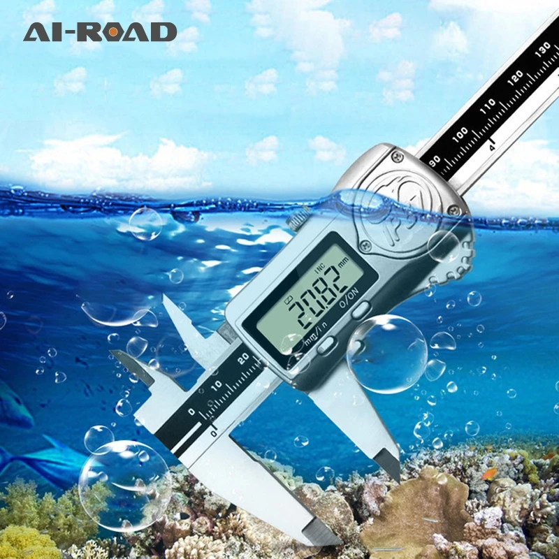 LCD Waterproof Digital Caliper 0-150mm 6 inch IP67 High Accuracy Oil-proof Digital Caliper + Box
LCD Waterproof Digital Caliper 0-150mm 6 inch IP67 High Accuracy Oil-proof Digital Caliper + Box