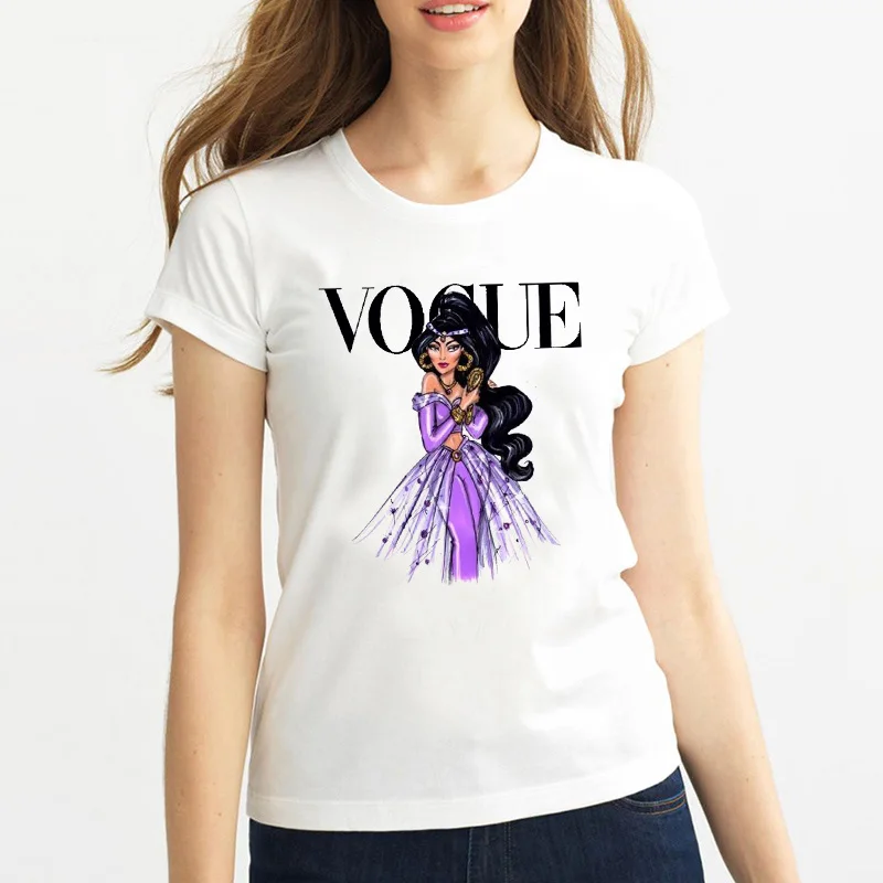 VOGUE Punk Princess Printed T Shirt 2018 Summer Style Fashion Women T-Shirt funny Harajuku short sleeve casual tees lovrly tops
VOGUE Punk Princess Printed T Shirt 2018 Summer Style Fashion Women T-Shirt funny Harajuku short sleeve casual tees lovrly tops