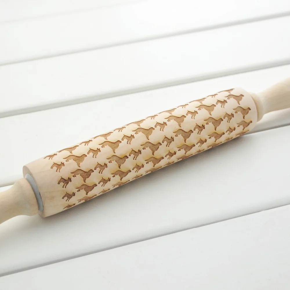 Dog pattern Embossing Rolling Pin,Housewarming gift Animal Engraved Embossed Rolling Pin for cookies
Dog pattern Embossing Rolling Pin,Housewarming gift Animal Engraved Embossed Rolling Pin for cookies