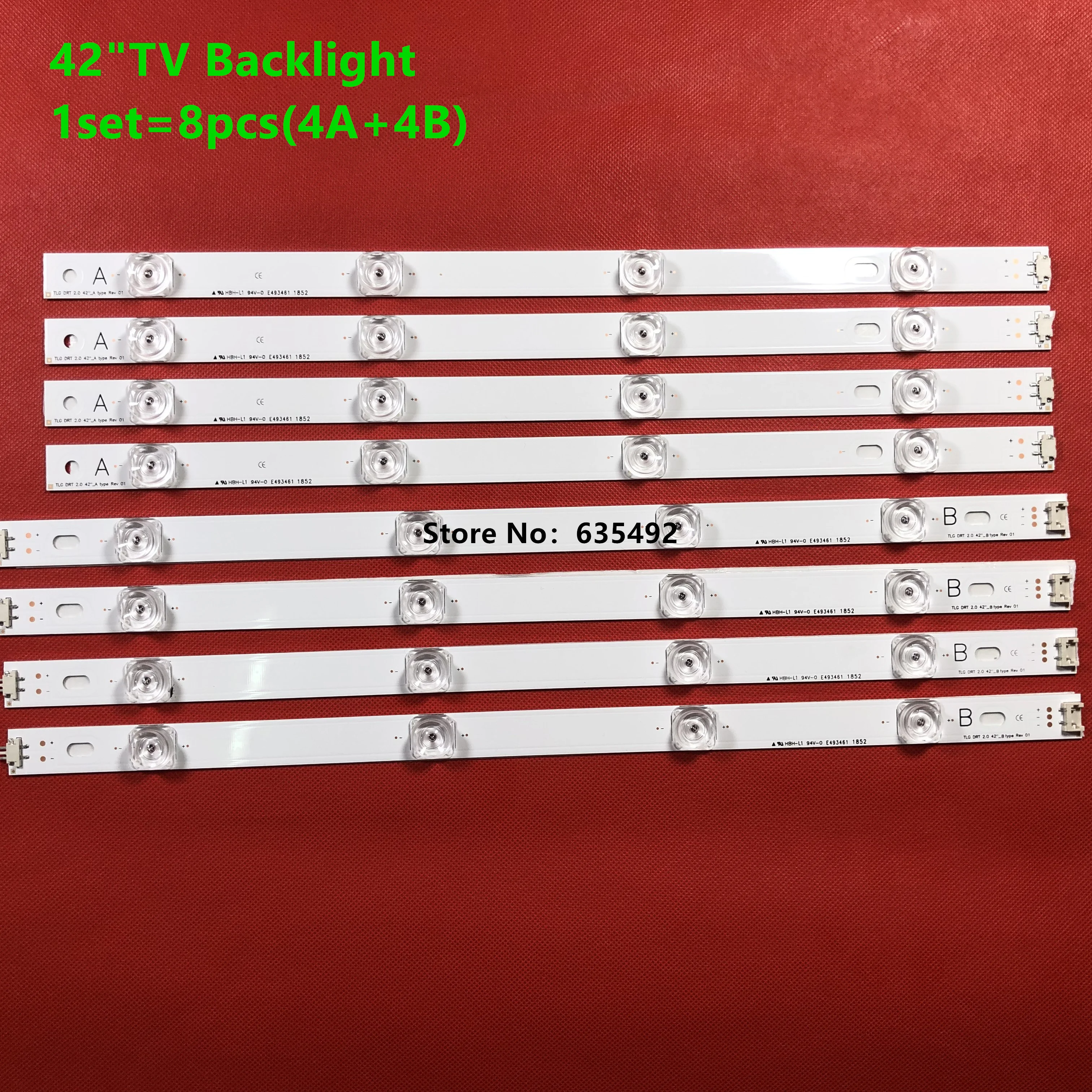 LED strip For LG INNOTEK DRT3.0 42"_A/B TYPE 42LB5610 42LB5510 42LY320C 42GB6310 6916L-1709B 1710B 1957E 1956E 1956A 6916L-1957A
LED strip For LG INNOTEK DRT3.0 42"_A/B TYPE 42LB5610 42LB5510 42LY320C 42GB6310 6916L-1709B 1710B 1957E 1956E 1956A 6916L-1957A