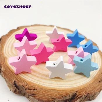 50pcs Multicolor Star Pattern Wooden Natural Spacer Beads For Jewelry Making DIY Necklace/Bracelet Teether Beads 19mm
50pcs Multicolor Star Pattern Wooden Natural Spacer Beads For Jewelry Making DIY Necklace/Bracelet Teether Beads 19mm