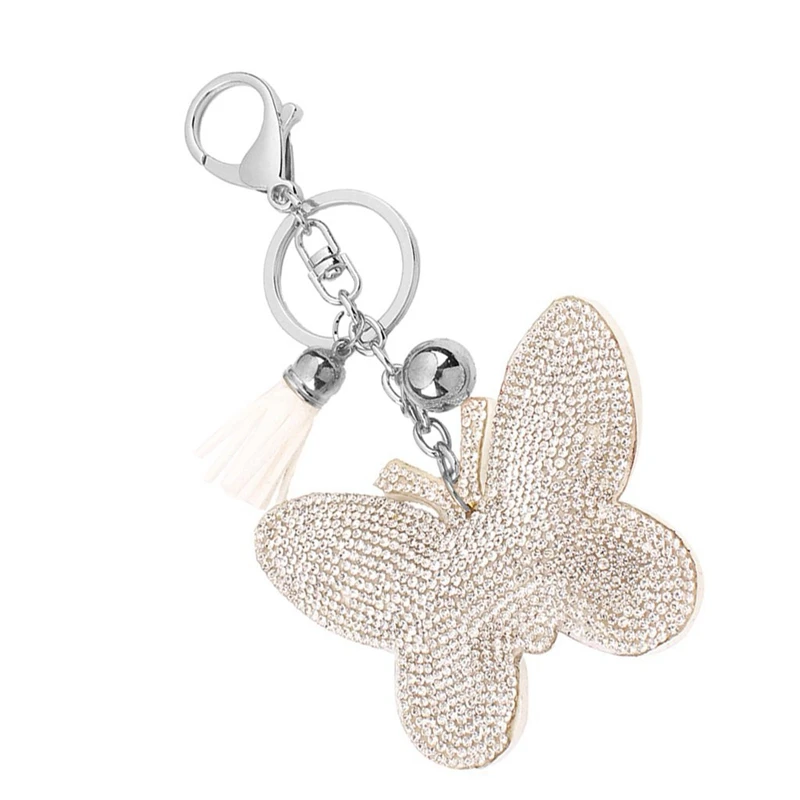 Keychain Carabiner Jewelry Keychain Fashion Gift Woman Rhinestone Butterfly Pendant
Keychain Carabiner Jewelry Keychain Fashion Gift Woman Rhinestone Butterfly Pendant