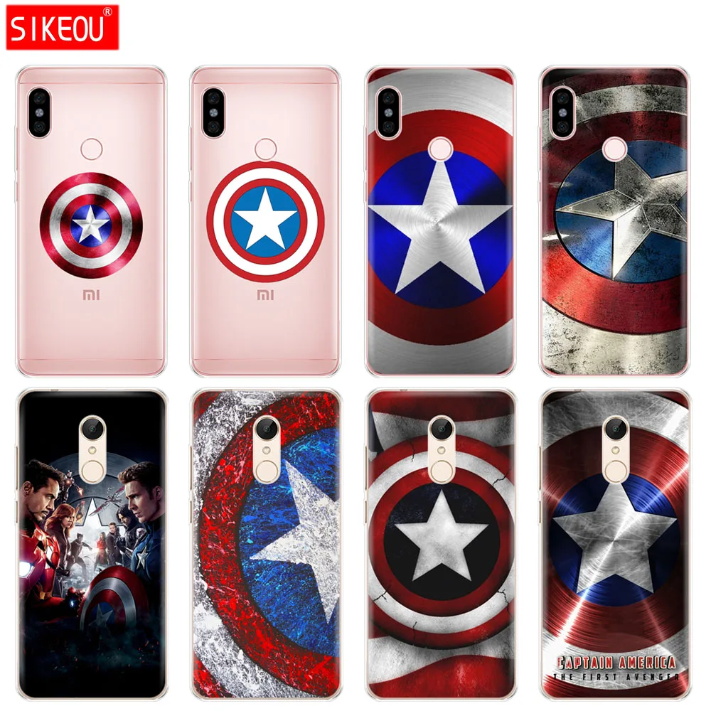 Silicone Cover phone Case for Xiaomi redmi 5 4 1 1s 2 3 3s pro PLUS redmi note 4 4X 4A 5A Marvel Hero Captain America
Silicone Cover phone Case for Xiaomi redmi 5 4 1 1s 2 3 3s pro PLUS redmi note 4 4X 4A 5A Marvel Hero Captain America