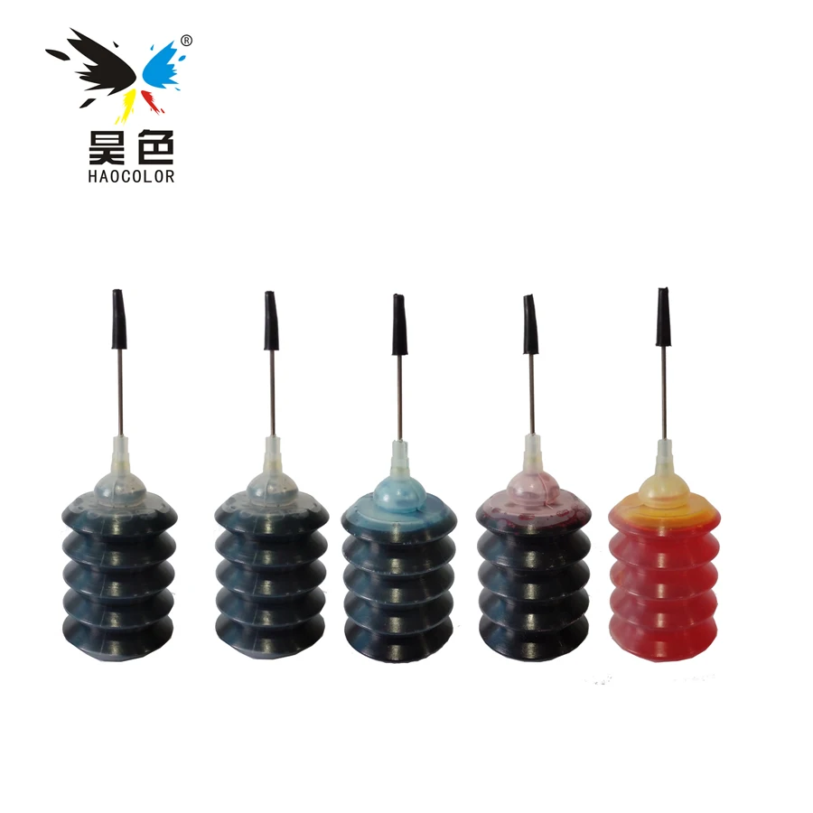 5 pcs 30ml water based ink Refill Ink Kit for Epson for HP for Canon for Brother for dell all desktop inkjet refill printers
5 pcs 30ml water based ink Refill Ink Kit for Epson for HP for Canon for Brother for dell all desktop inkjet refill printers
