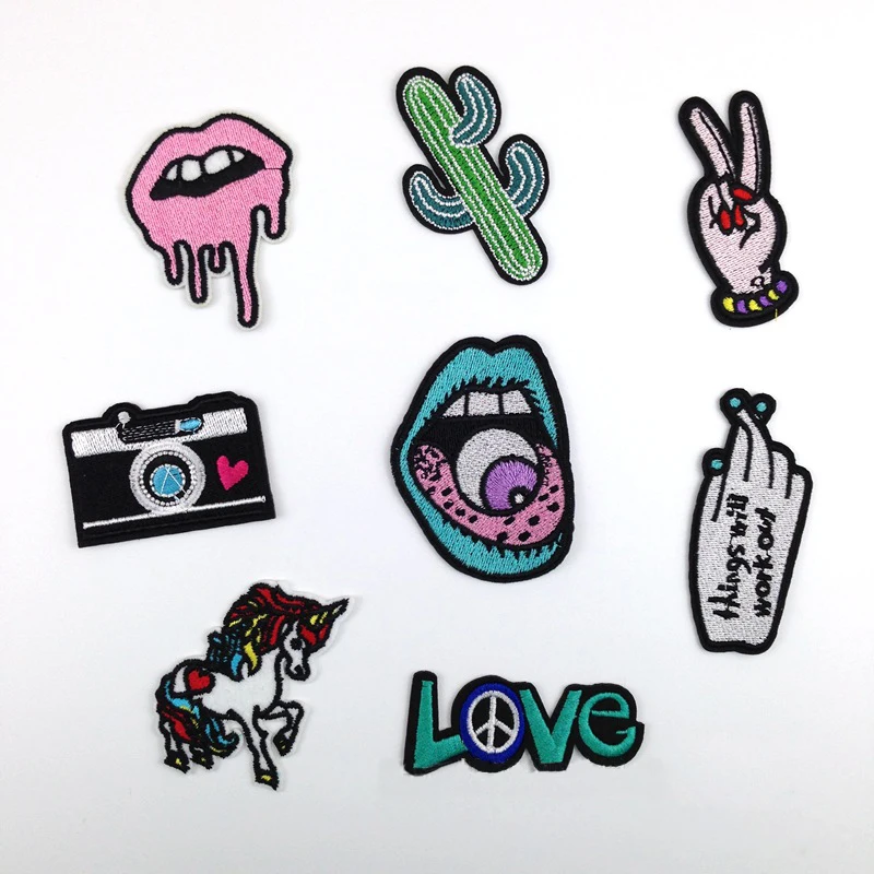 Cartoon Logo Embroidery Iron-On Patches For Clothes Garment Applique DIY Accessory
Cartoon Logo Embroidery Iron-On Patches For Clothes Garment Applique DIY Accessory
