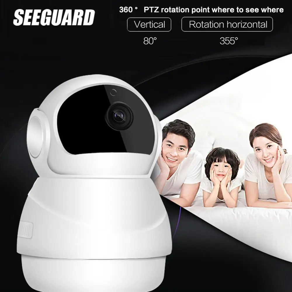 SEEGUARD 1080P Security HD WiFi Camera Night Vision Two-Way Audio Motion Detect Wireless Home Surveillance IP Camera
SEEGUARD 1080P Security HD WiFi Camera Night Vision Two-Way Audio Motion Detect Wireless Home Surveillance IP Camera