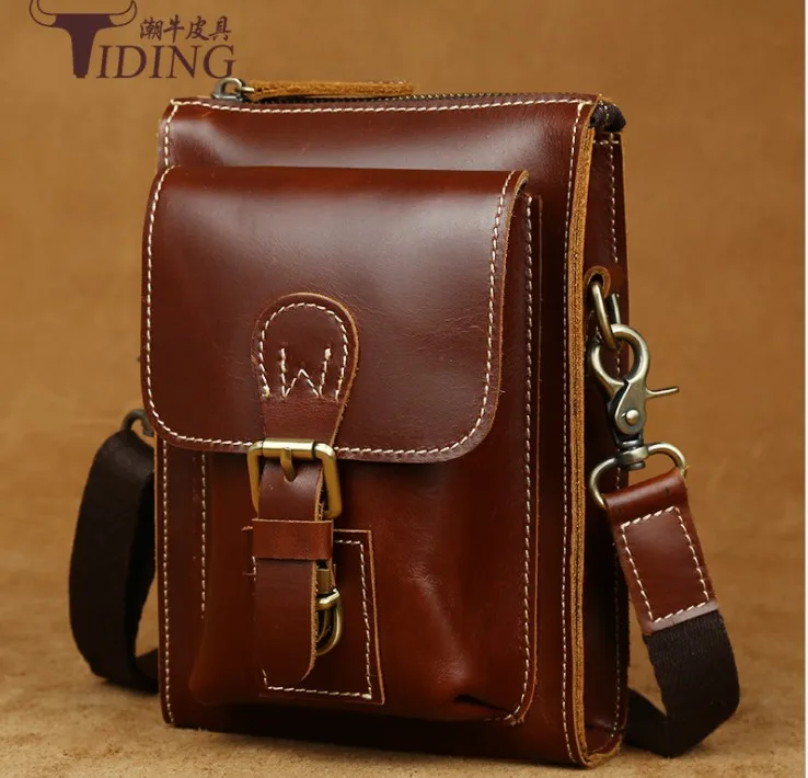 2018 new man genuine leather travel small mobile waist bags brown fashion man casual vintage cow leather crossbody bags
2018 new man genuine leather travel small mobile waist bags brown fashion man casual vintage cow leather crossbody bags