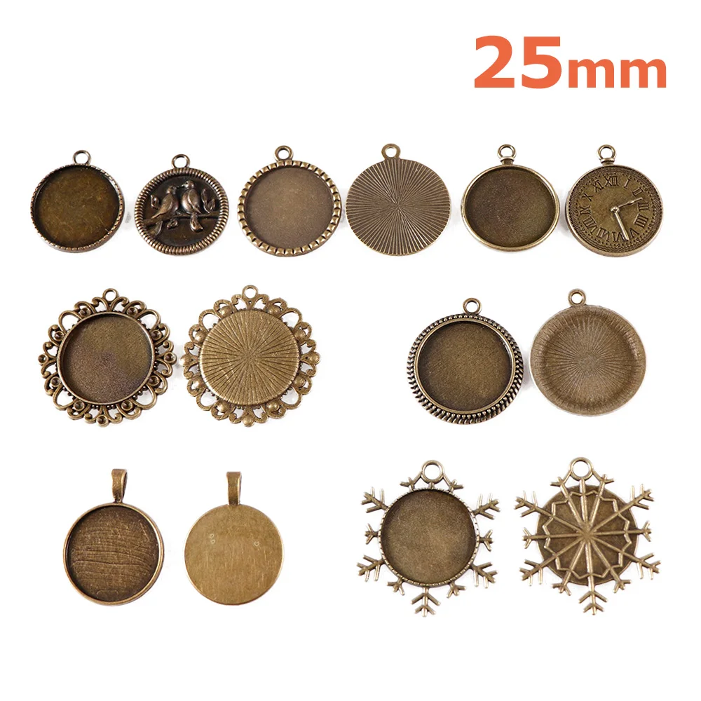 A Variety Of Patterns Round Blank Bezel Pendant Trays Base Cabochon Settings Neckalce Jewelry Making DIY Findings
A Variety Of Patterns Round Blank Bezel Pendant Trays Base Cabochon Settings Neckalce Jewelry Making DIY Findings
